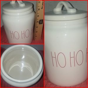 RAE DUNN HO HO HO COOKIE JAR